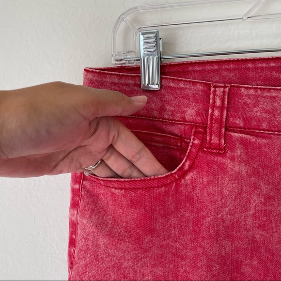 Forever 21 Red Cropped Jeans - Picture 3 of 7